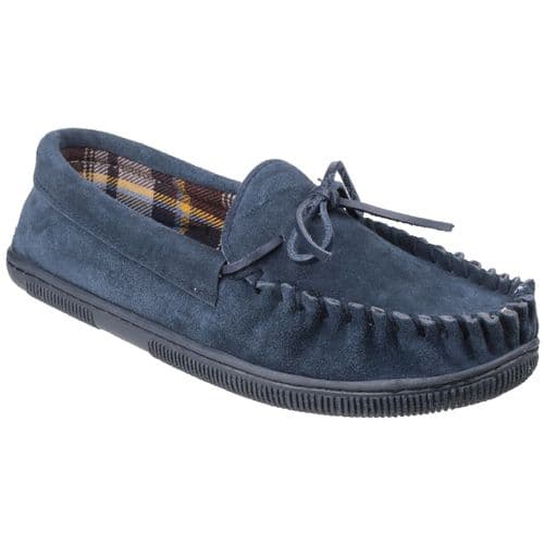 Cotswold Alberta Classic Mens Slippers Navy